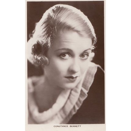 Constance Bennett Picturegoer Photo Postcard
