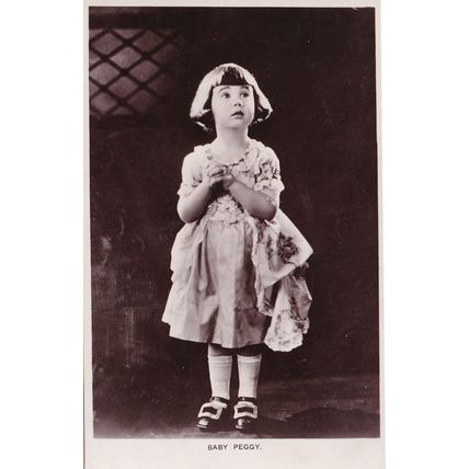 Baby Peggy Hollywood Child Star Picturegoer RPC Postcard