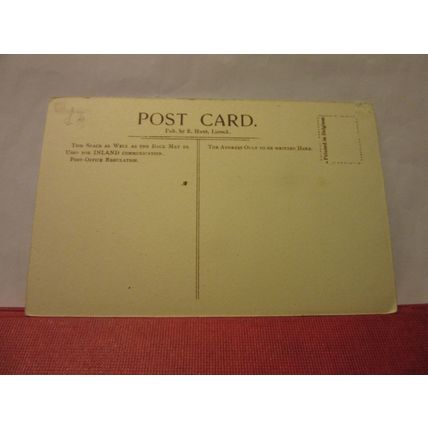 SOUTH WEST VIEW, LACOCK ABBEY, CHIPPENHAM, WILTSHIRE. unused antique postcard =