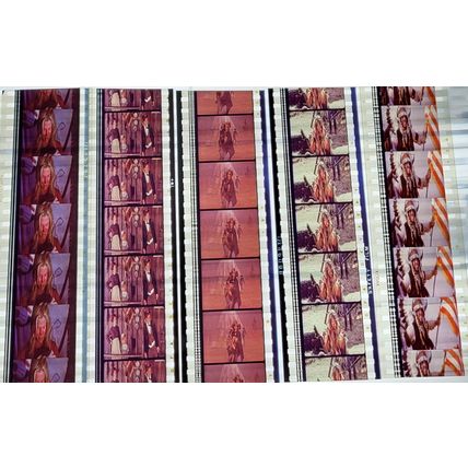 SOLDIER BLUE. Pk MULTI QVF - a001A. - 5 STRIPS OF 5 - 35MM FILM CELLS