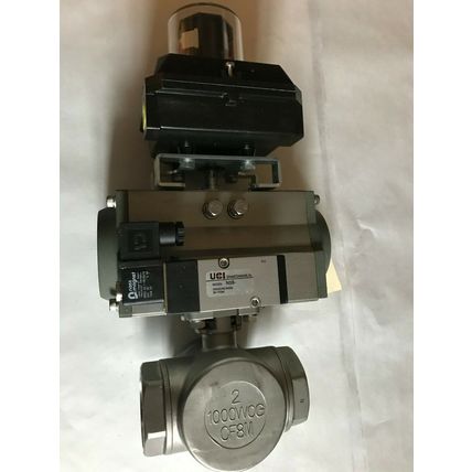 2" OHIO VALVE OV-083-12 ACTUATOR VALVE,UM28,FMFB-5120,N3S,176f,2 1000WOG CF8M,SN