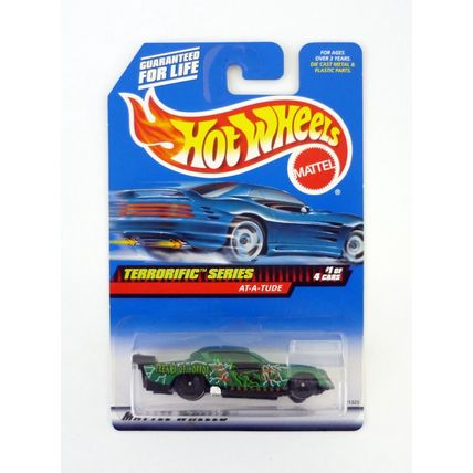Hot Wheels At-A-Tude #977 Terrorific Series 1 of 4 Green Die-Cast Car 1999