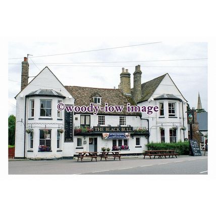 pu1224 - The Black Bull Pub , Godmanchester , Cambridgeshire - print