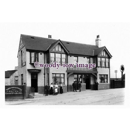 pu1422 - Three Horse Shoes Pub , Town End , Doncaster , Yorkshire - print 6x4