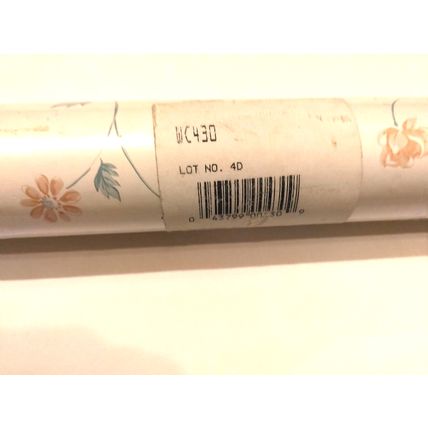 Borden Home Wallcoverings Wallpaper Vinyl Coated Floral Double Roll WC430 Flaw
