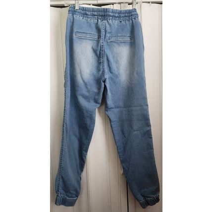 D Jeans Women's Cotton Poly Rayon Spandex Cuffed Draw String Pants Size XS