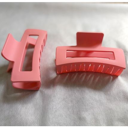 2 Large Hair Claw Clips Accessories Clamps crocodile salon strong hairdresser