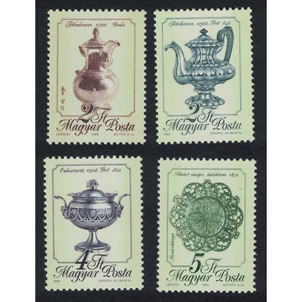 Hungary Metal Work 4v 1988 MNH SG#3882-3885
