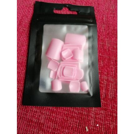 Pink acrylic toe nails brand new