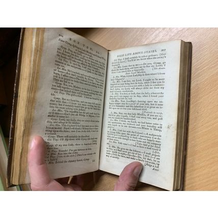 RARE* 1783 "A COLLECTION OF FARCE & ENTERTAINMENTS" THEATRE VOL 4 BOOK (T3)
