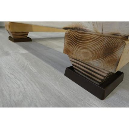 CASTR CUP SQR BRN 3"2PK