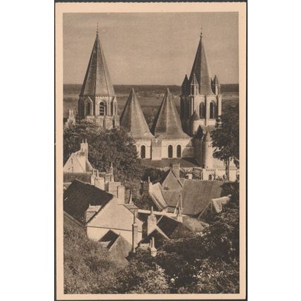 La Collégiale Saint-Ours, Loches, c.1930s - Yvon CPSM