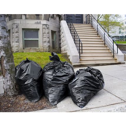 Tasker 64-65 Gallon Trash Bags for Toter, (Huge 50/Count W/Ties) 60 Gallon Trash