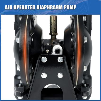 QBY4-25L Air-Operated Double Diaphragm Pump 1" Inlet Waste Oil Transfer Pumps Pn