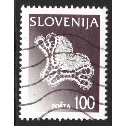 SLOVENIA 1997: LACE - 100SIT USED (G21)