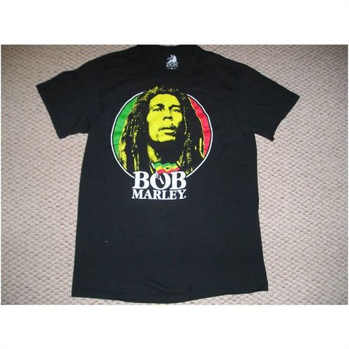 Bob Marley Men's Medium Black Tee Shirt