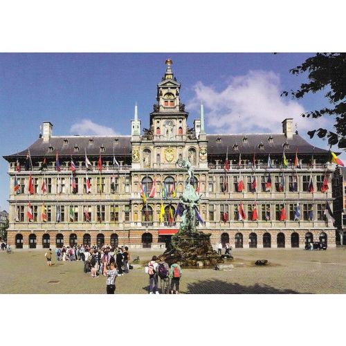 2507: Antwerp: Market Place, Town Hall.