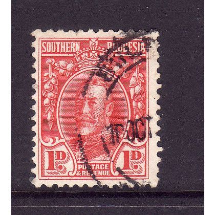 SOUTHERN RHODESIA 1931 SG 16b 1d SCARLET FINE USED
