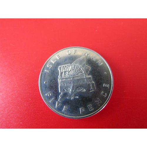 1977 QUEEN ELIZABETH II ISLE OF MAN FIVE PENCE FREE POST. AAX