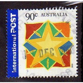 AUS 2003 90c 'PEACE AND GOODWILL' FINE USED (EBID44-014)