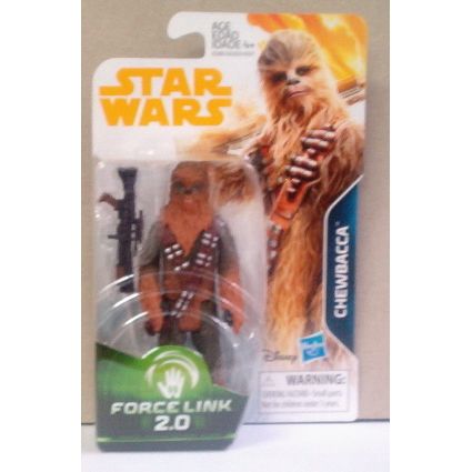 STAR WARS ' Force Link ' CHEWBACCA figure (yellow card)