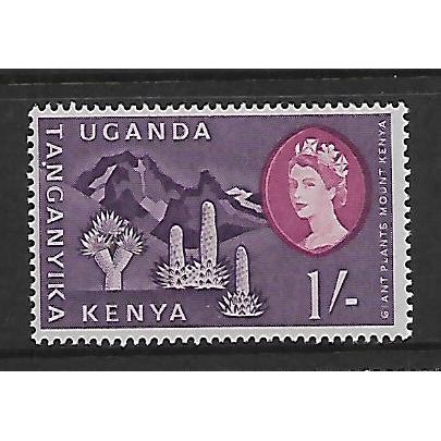 KENYA UGANDA TANGANYIKA 1960 SG 192 1s DEEP REDDISH VIOLET & PURPLE M / MINT