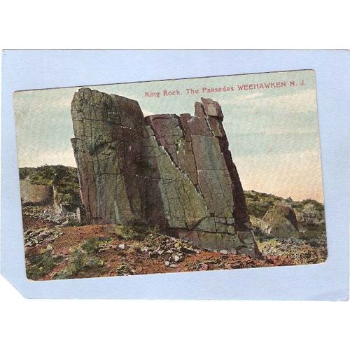 New Jersey Weehawken King Rock The Palisades~1011
