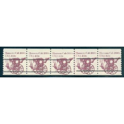 1904av 10.9c Hansom Cab Fine MNH Dry Gum PNC 4/5 Line Gap Split # A02442