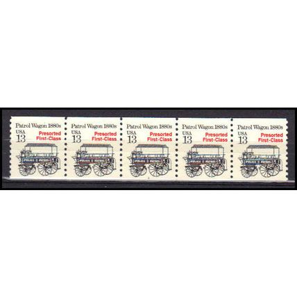 2258 13c Police Wagon Very Fine MNH Dry Gum PNC 1/5 AA0497
