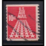 Used C72 10c 50 Stars Runway Fine KA8518