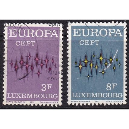 Luxembourg 1972 SG 890-1 Used Europa/CEPT (G-311)