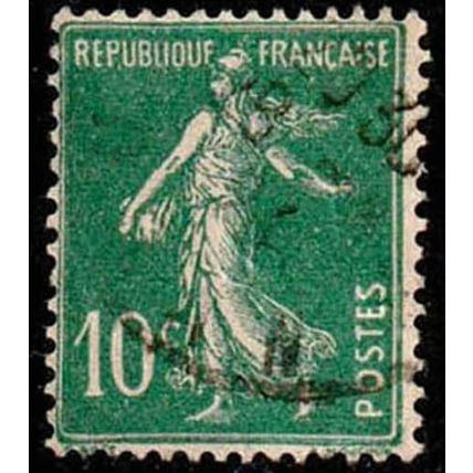 France 1922 Seed Sower 10c Used Stamp g