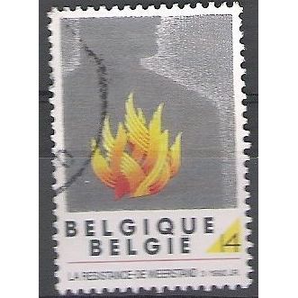 Belgique 1992 Michel 2496 O Cote (2008) 0.30 € La Résistance Cachet rond