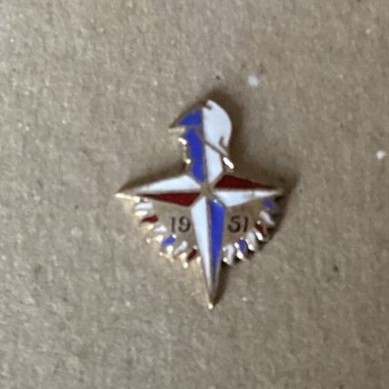 Festival of Britain 1951 Small Enamel Badge - Used for small souvenirs