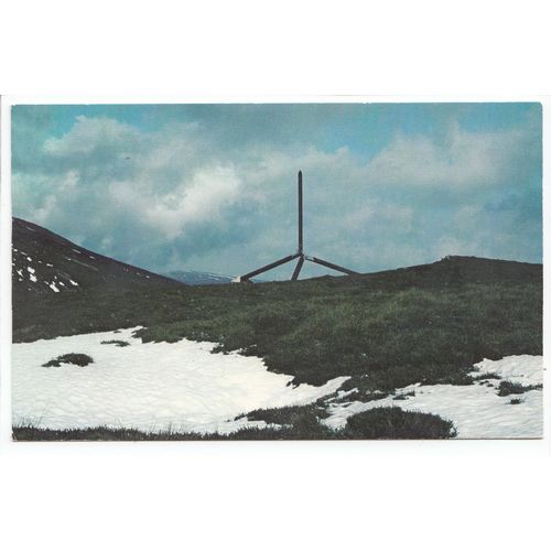 Glenshee Sculpture Park Grampian Perthshire Postcard 1979