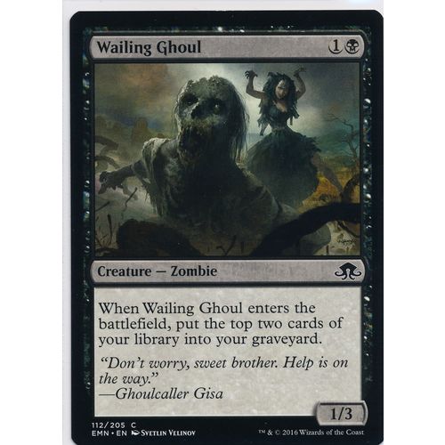 Magic the Gathering MTG Eldritch Moon 112/205 Wailing Ghoul
