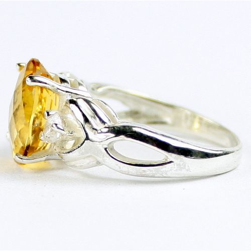 Citrine, 925 Sterling Silver Ladies Ring, SR243