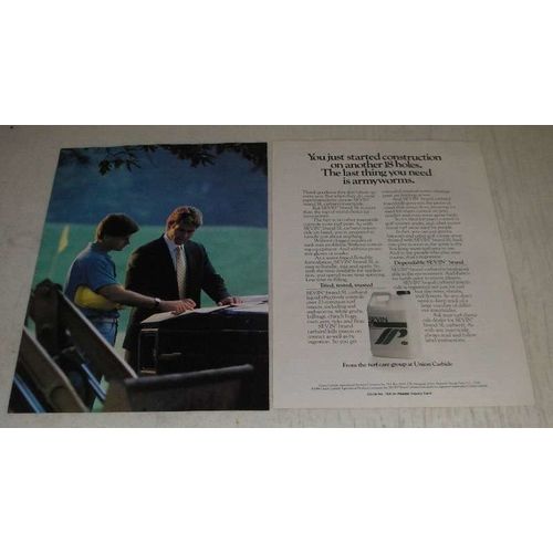 1986 Union Carbide Sevin SL Carbaryl Liquid Ad - Another 18 Holes