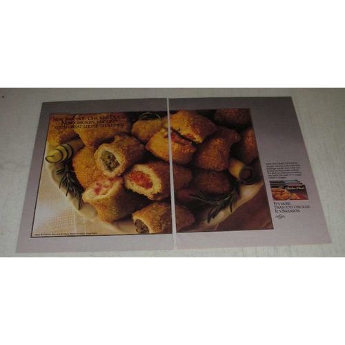 1986 Swanson Gourmet Nuggets Ad - Chicken Duets