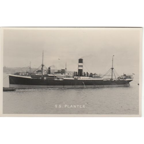 T&J Harrison S.S. Planter Shipping Postcard (S12332)