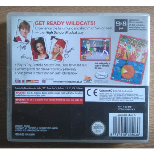 Nintendo DS: High School Musical 3, Senior Year: Disney