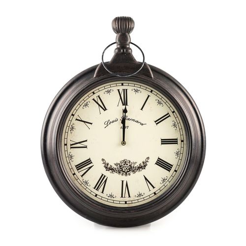 WANDUHR L.BARNARD, 55x30x5cm, Wohnzimmeruhr, Fluruhr Vintage nostalgisch