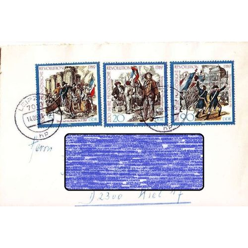 GERMANY DDR [1989] MiNr 3258-60 ( Brief ) [02]
