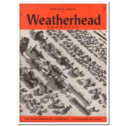 Weatherhead Company 1945 vintage metal catalog fittings valves