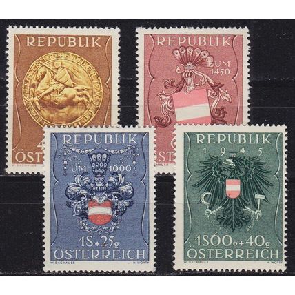 ÖSTERREICH AUSTRIA [1949] MiNr 0937-40 ( **/mnh )