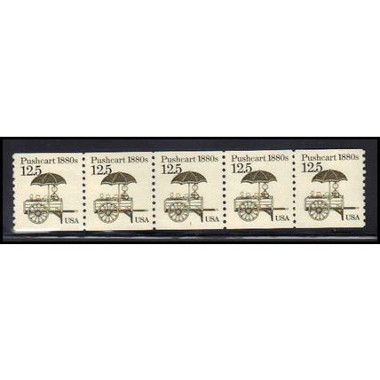 2133 12.5c Pushcart Fine MNH Dry Gum PNC 1/5 X2171