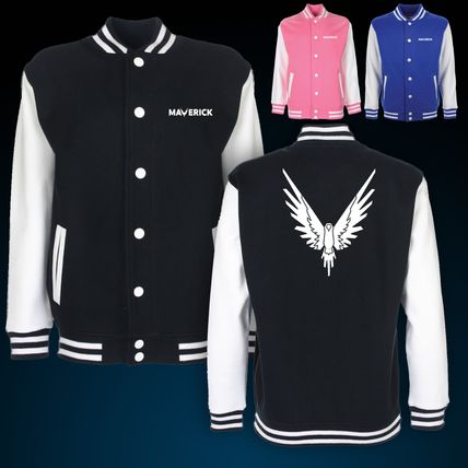 NEW Logan Paul Youtubers Fan Kids Double Sided Maverick baseball, Varsity Jacket