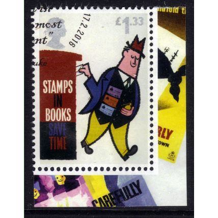 GB 2016 QE2 £1.33 500 Years Royal Mail poster Pack Parcels Ex DY 16 SG 3805 ( H1