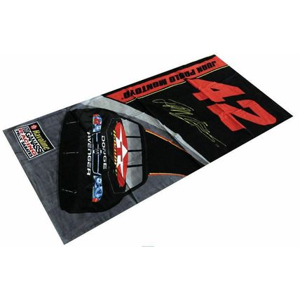 NASCAR JUAN PABLO MONTOYA BEACH BATH TOWEL~NEW~NO. 42 RACE CAR LG 30 X 60 TOWEL
