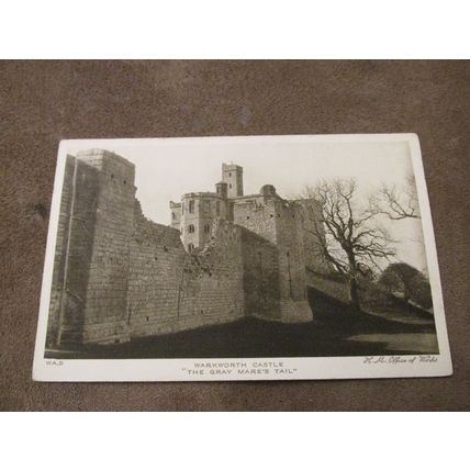 John Swain Postcard - The Gray Mare's Tail, Warkworth Castle - Northumberland